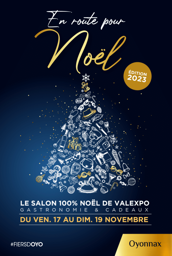 Image d'illustration salon 100% Noël à Oyonnax du 17 au 19 novembre 2023.